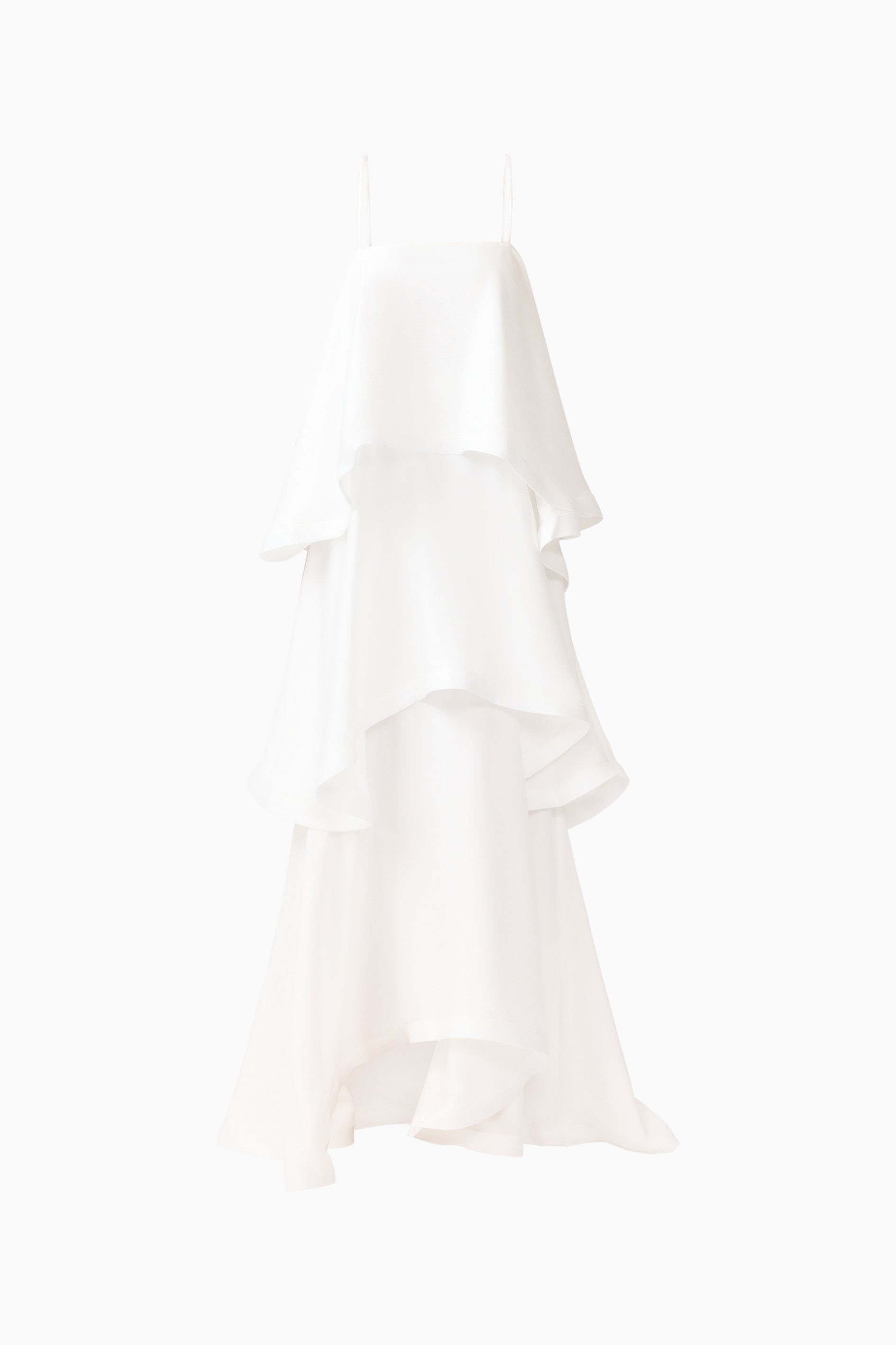 Tilly Tiered Maxi Dress in White