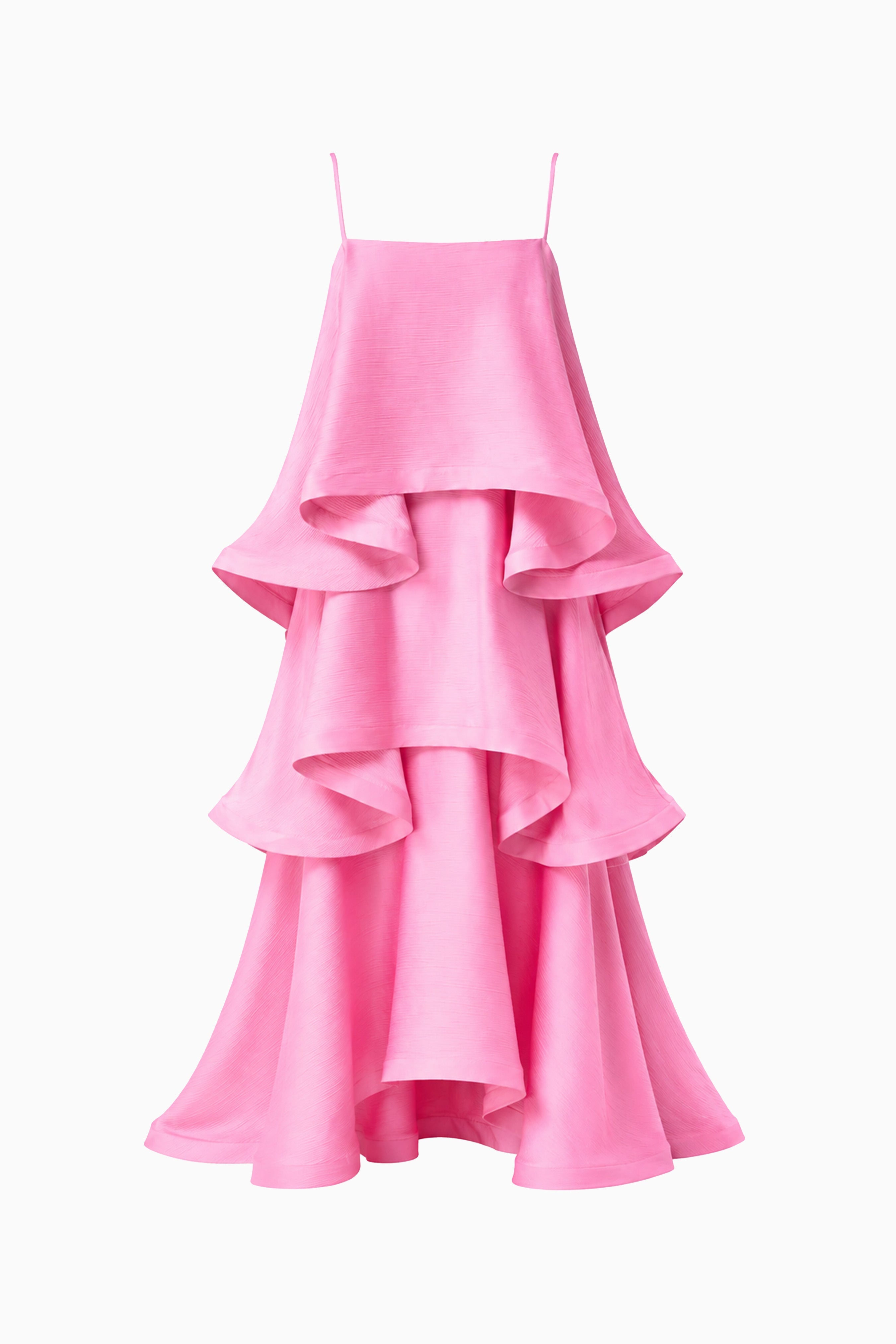 Tilly Tiered Maxi Dress in Pink