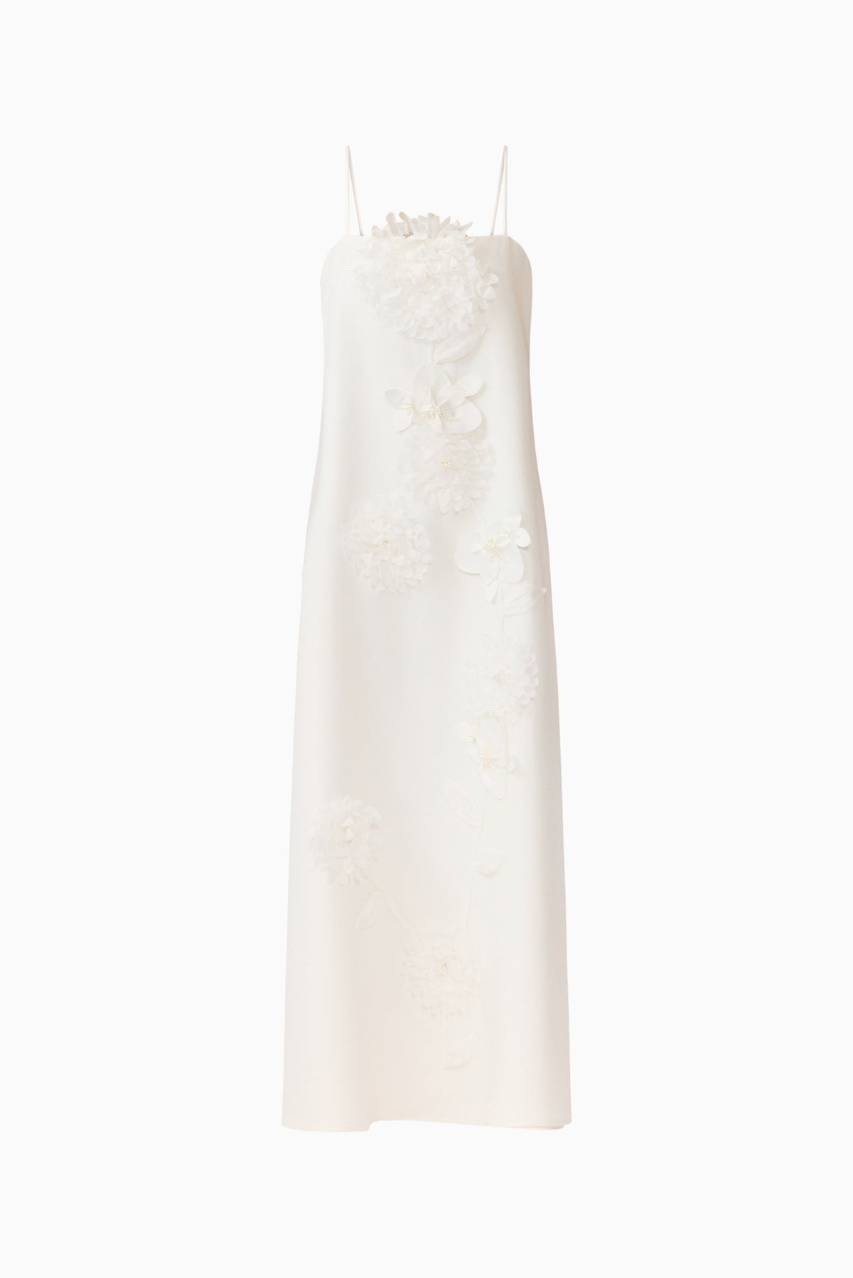 Gemma Floral Maxi Dress in White