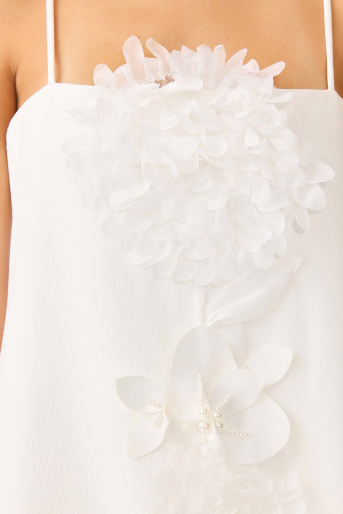 Gemma Floral Maxi Dress in White
