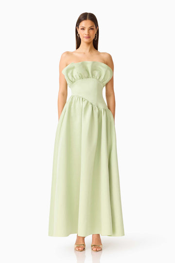 Laurel Sleeveless Maxi Dress in Sage Green