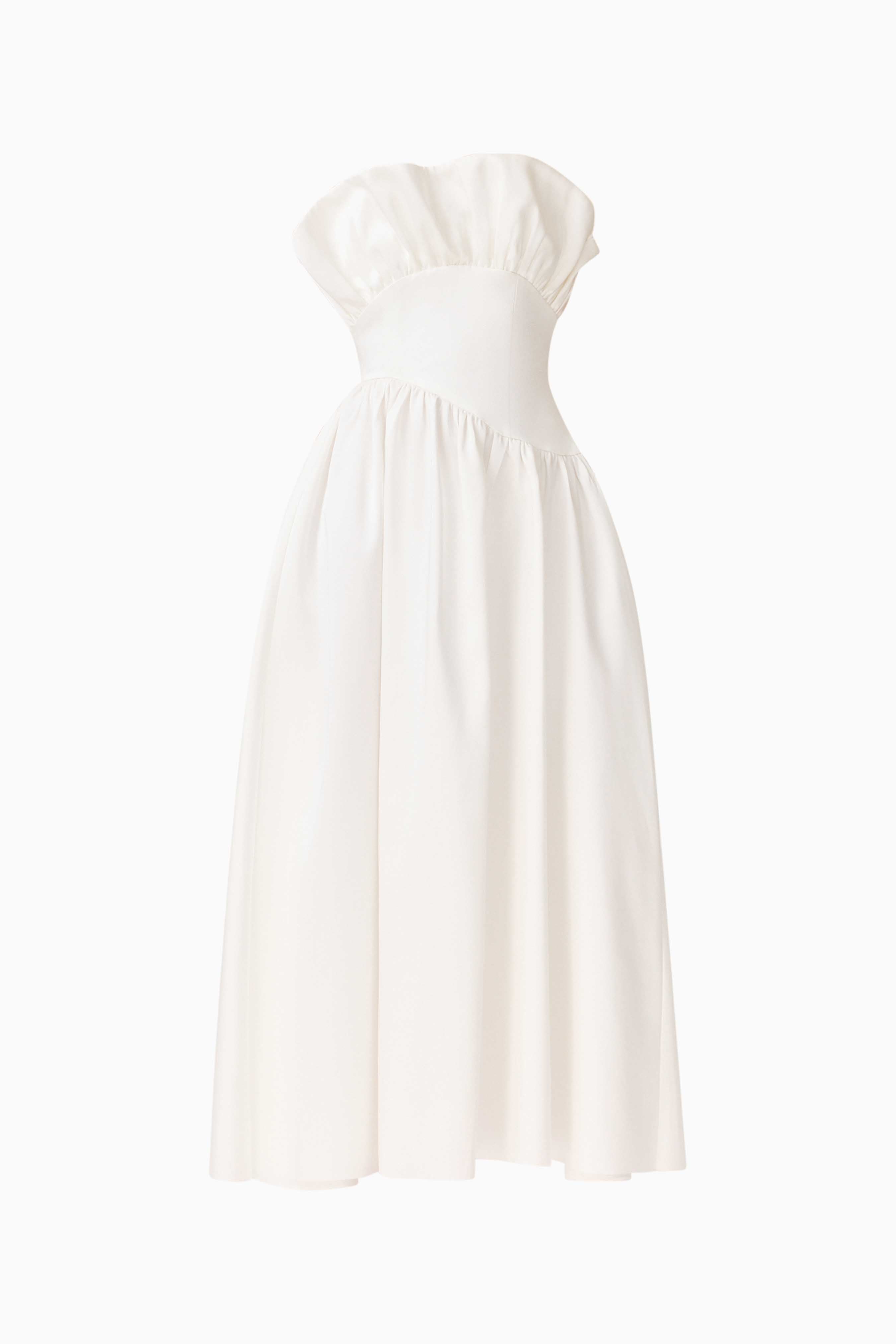 Laurel Sleeveless Maxi Dress in Pearl White