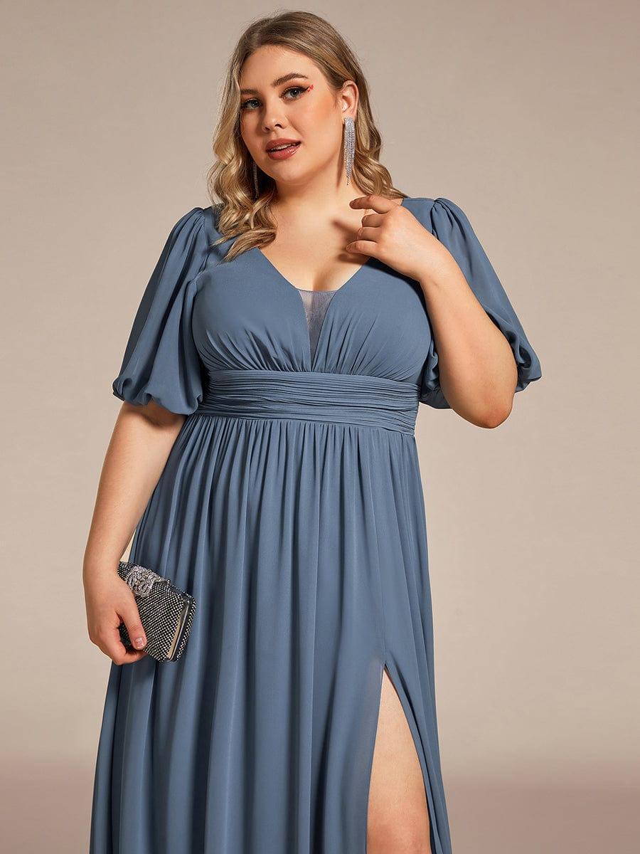 Dusty Blue Bridesmaid Gowns