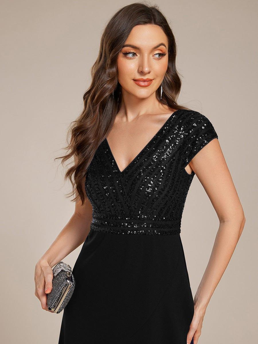 ever BAYLOR|A-Line V-Neck Wedding Guest Dress