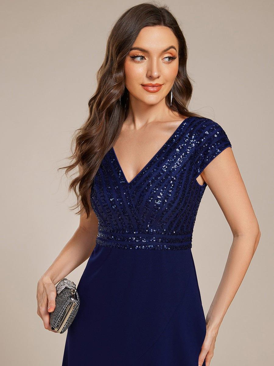 ever BAYLOR|A-Line V-Neck Wedding Guest Dress