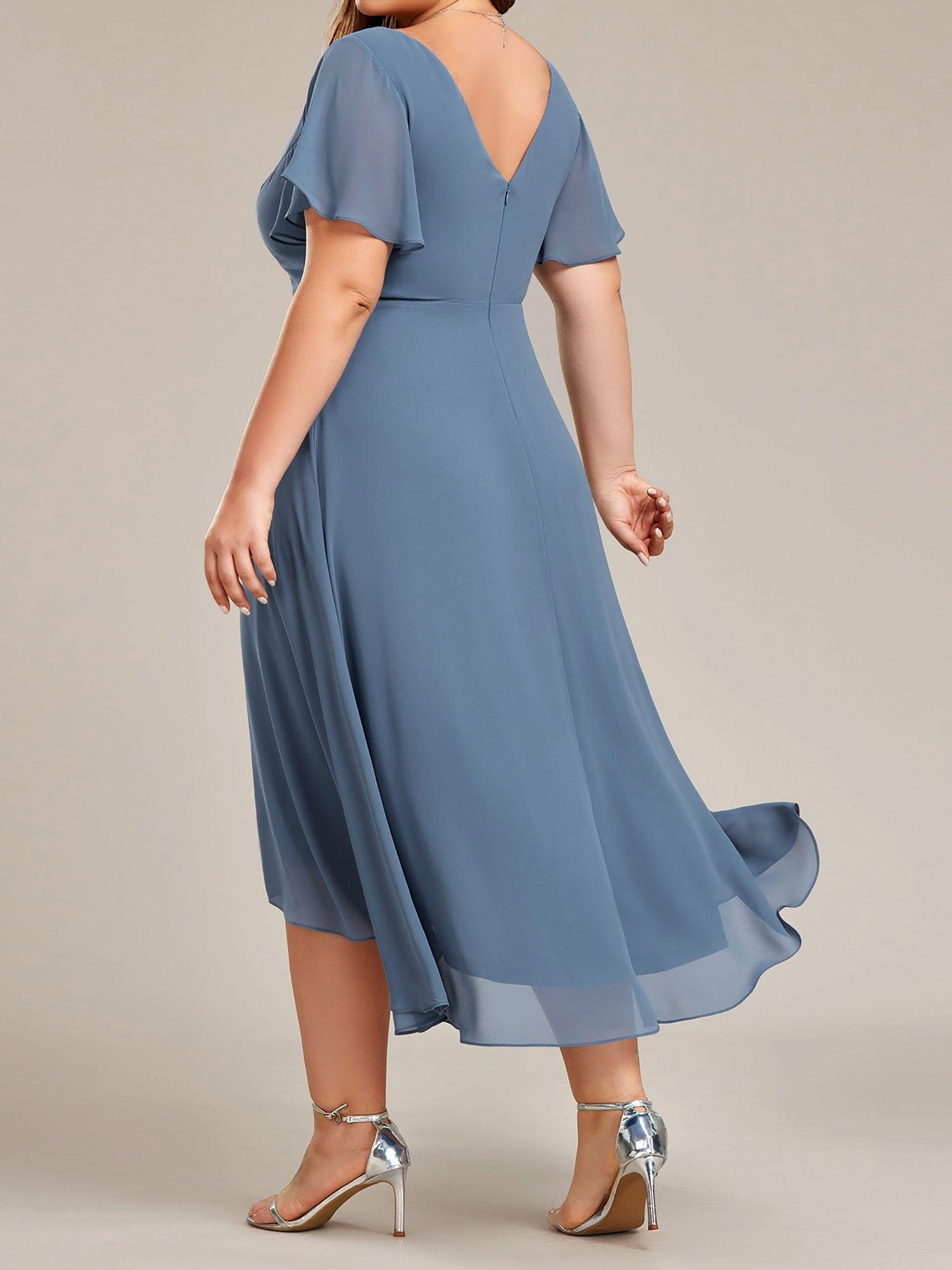 Dusty Blue Bridesmaid Gowns