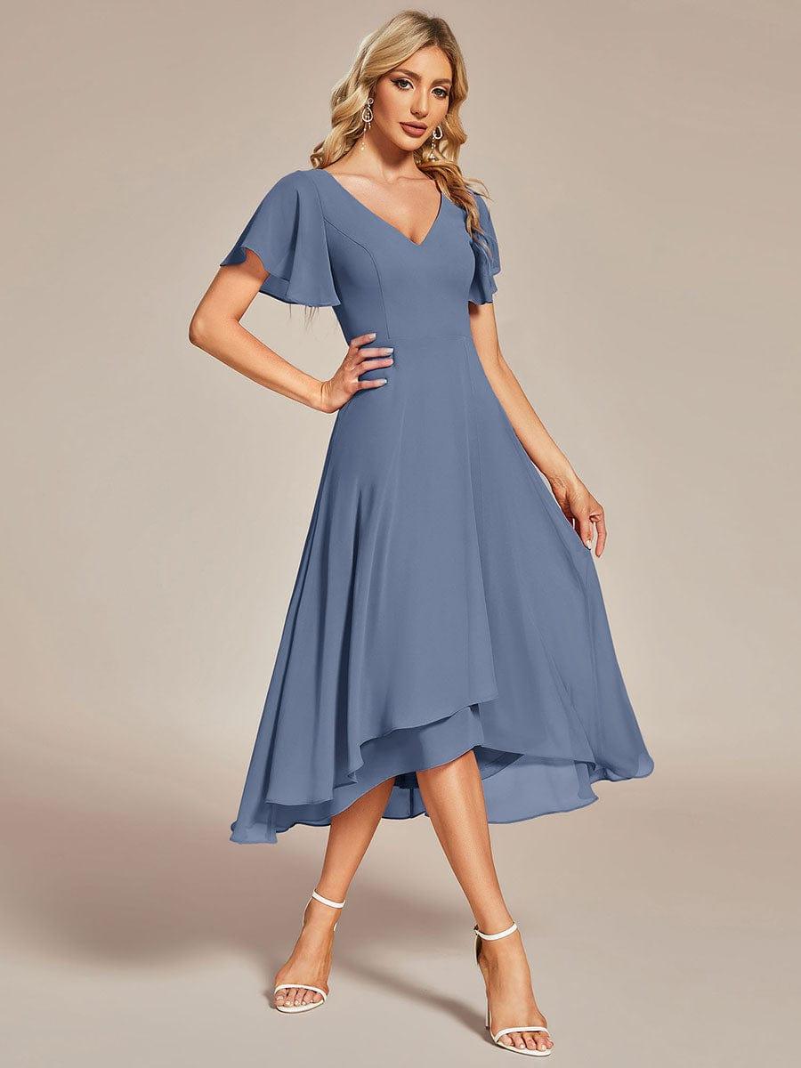 Dusty Blue Bridesmaid Gowns