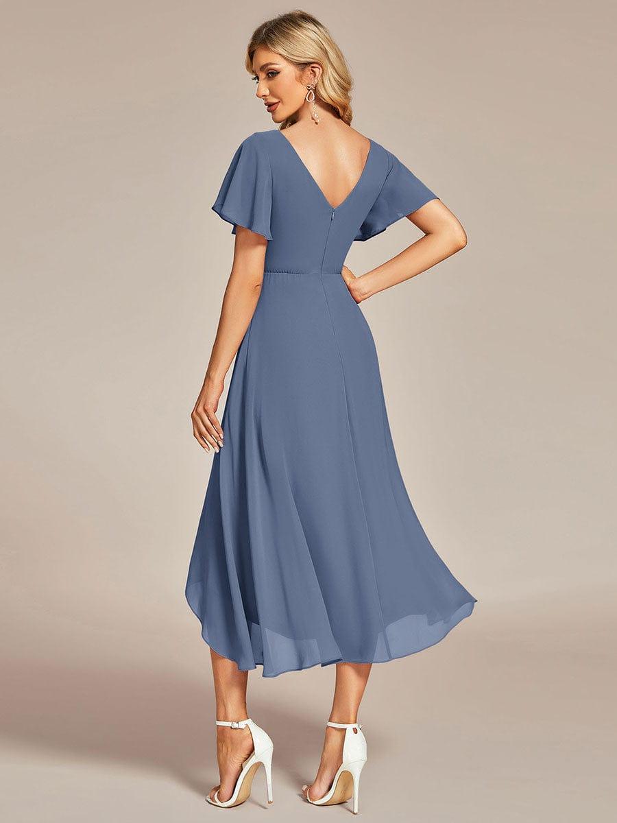 Dusty Blue Bridesmaid Gowns
