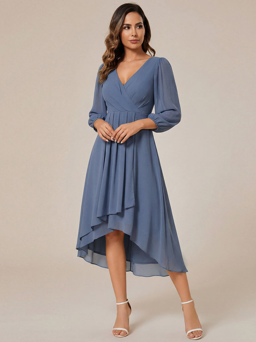 Dusty Blue Bridesmaid Gowns