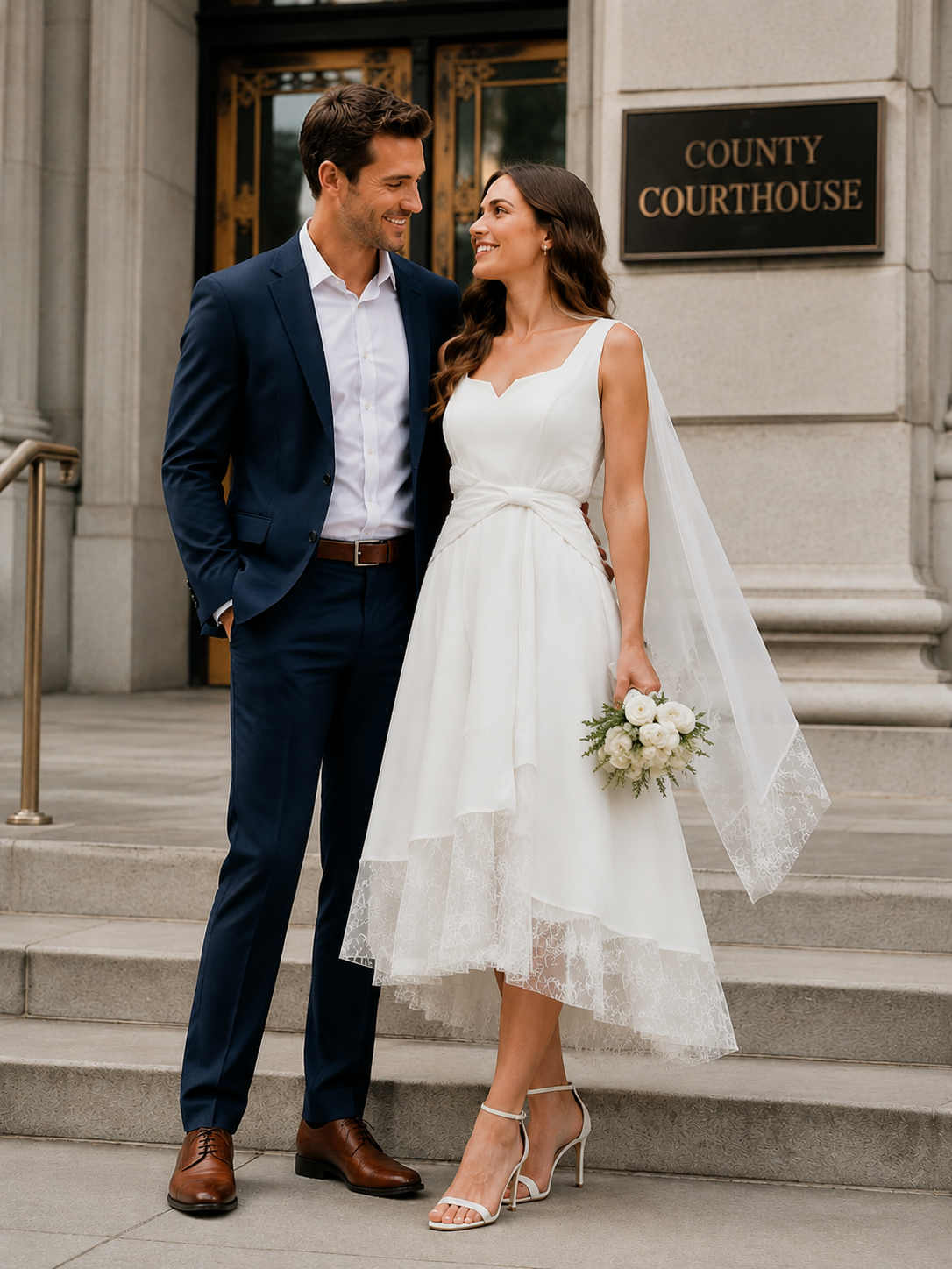 Chiffon Ribbon Sleeveless A-Line Wedding Guest Dress