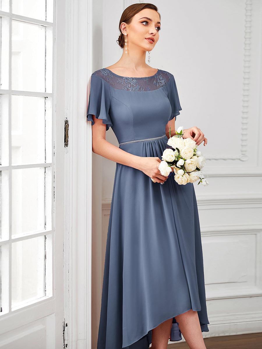 Dusty Blue Bridesmaid Gowns