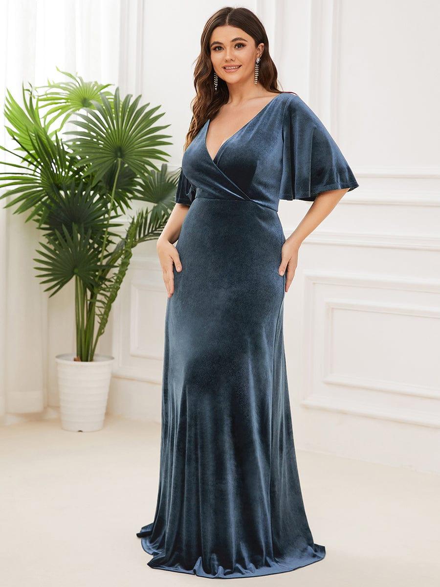 Dusty Blue Bridesmaid Gowns