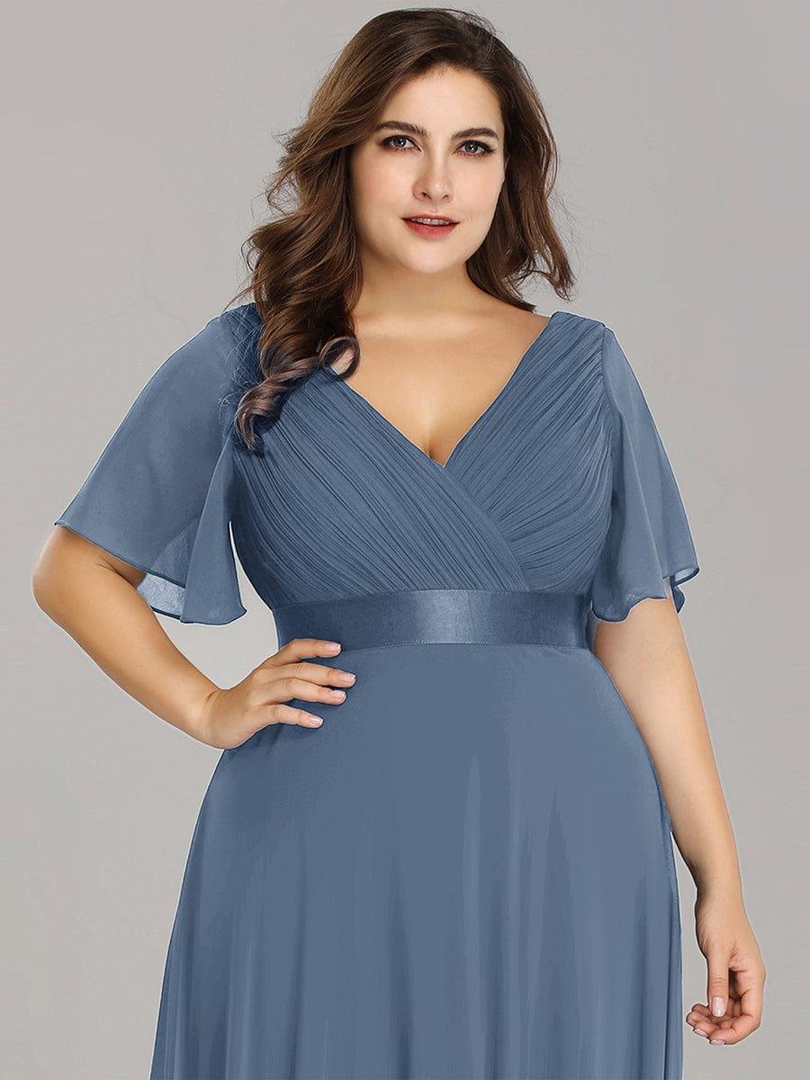 Dusty Blue Bridesmaid Gowns