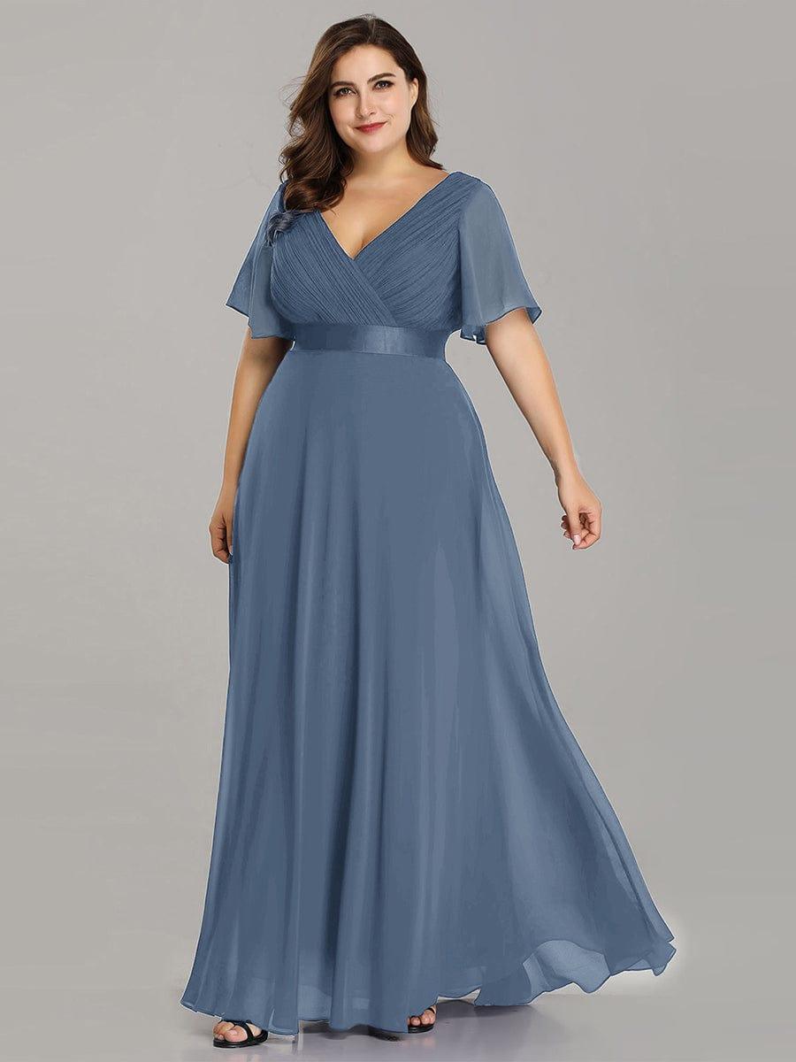Dusty Blue Bridesmaid Gowns
