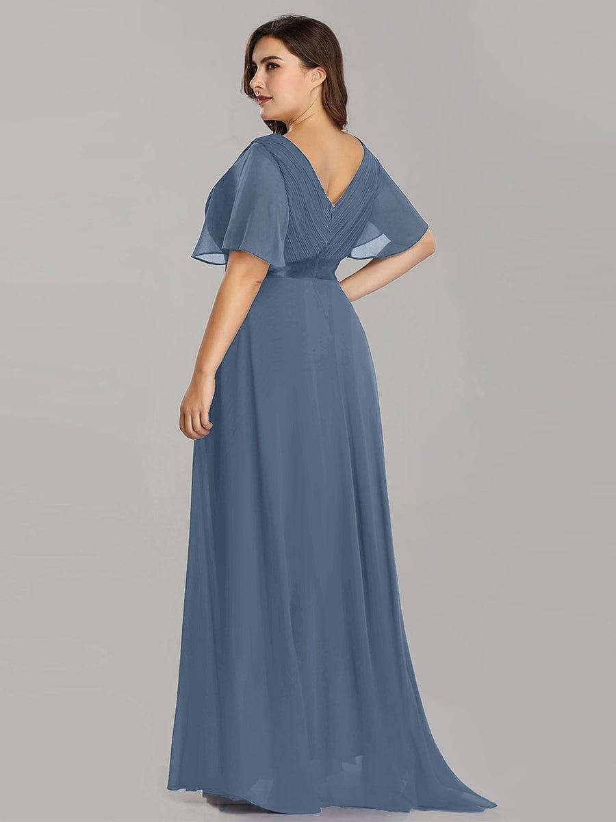 Dusty Blue Bridesmaid Gowns