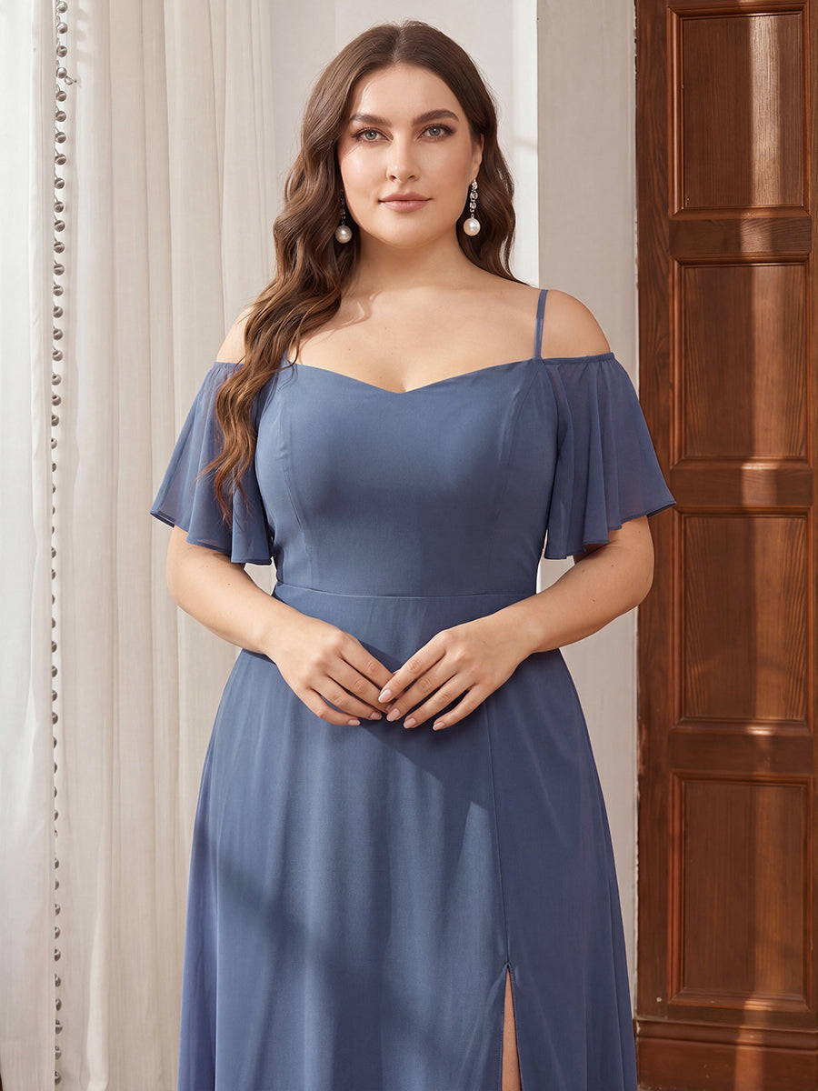 Dusty Blue Bridesmaid Gowns