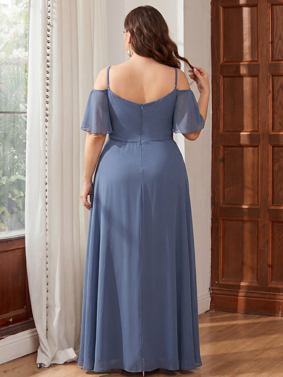 Dusty Blue Bridesmaid Gowns