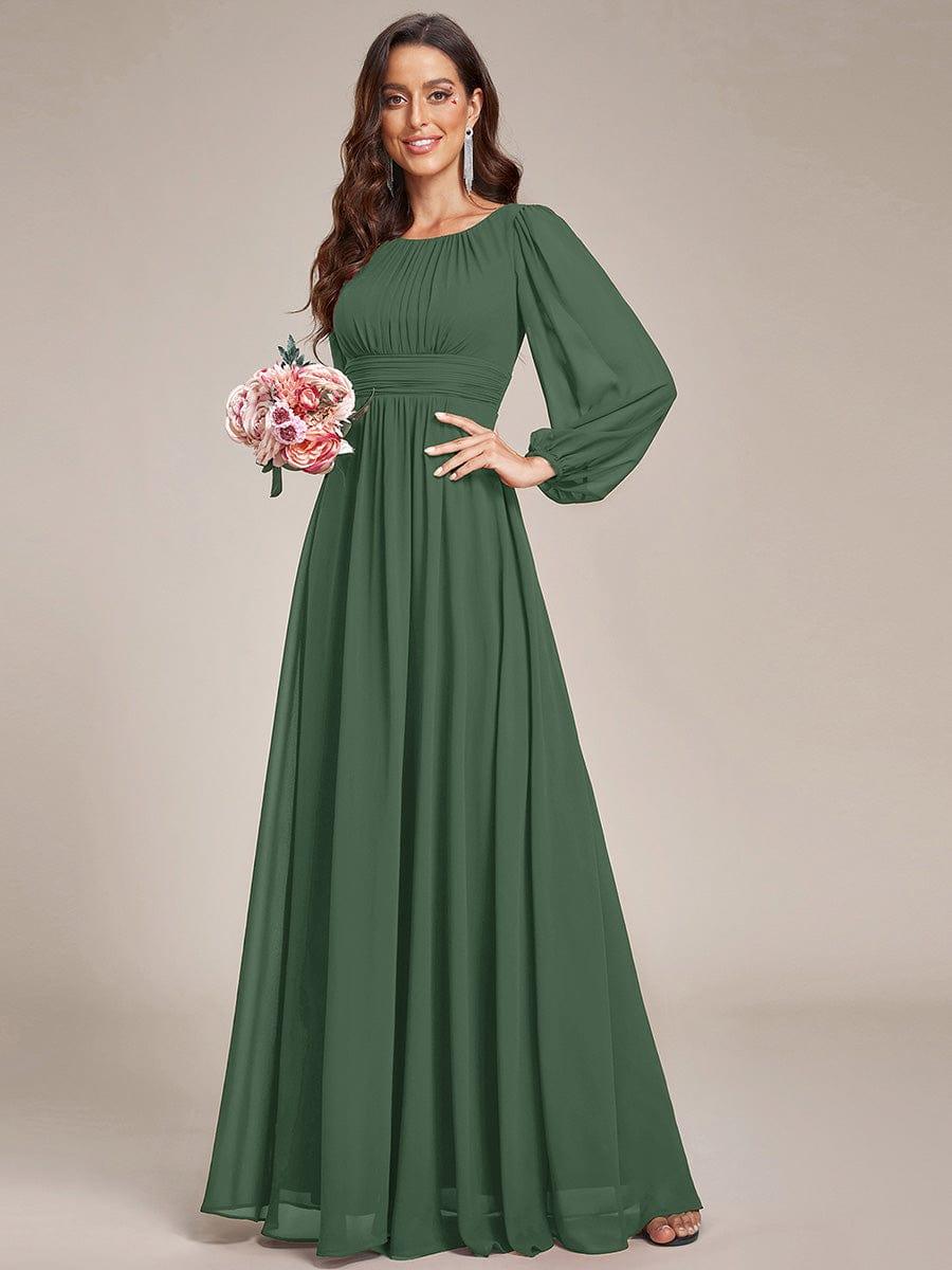 ever CELESTE|Chiffon High Empire Waist Puff Sleeve Mother Dress