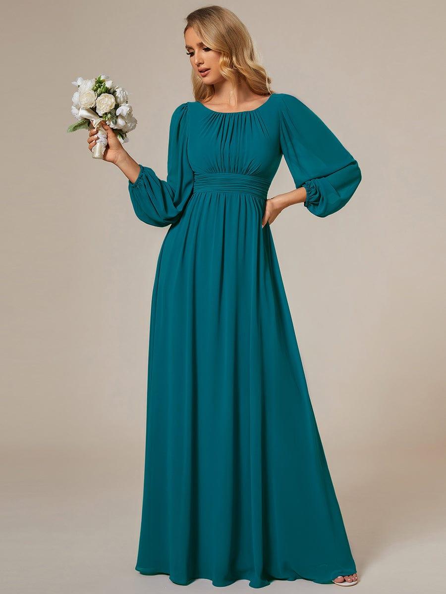 ever CELESTE|Chiffon High Empire Waist Puff Sleeve Mother Dress