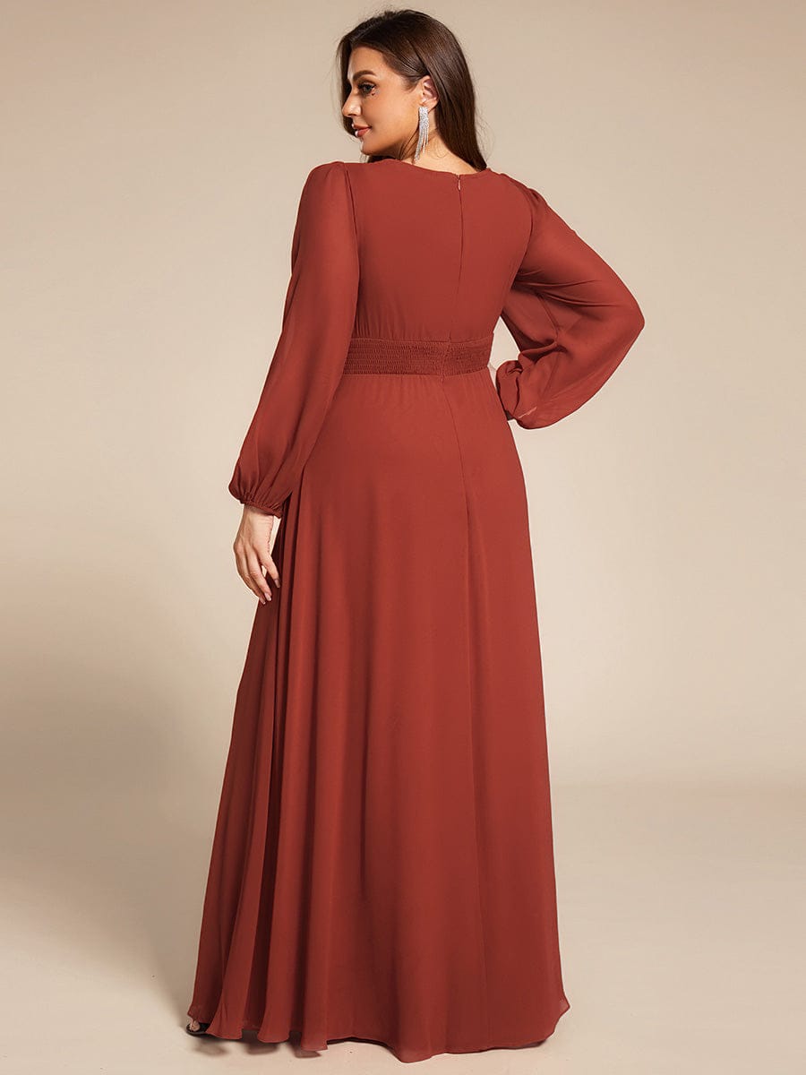 ever CELESTE|Chiffon High Empire Waist Puff Sleeve Mother Dress