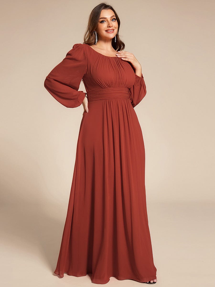 ever CELESTE|Chiffon High Empire Waist Puff Sleeve Mother Dress
