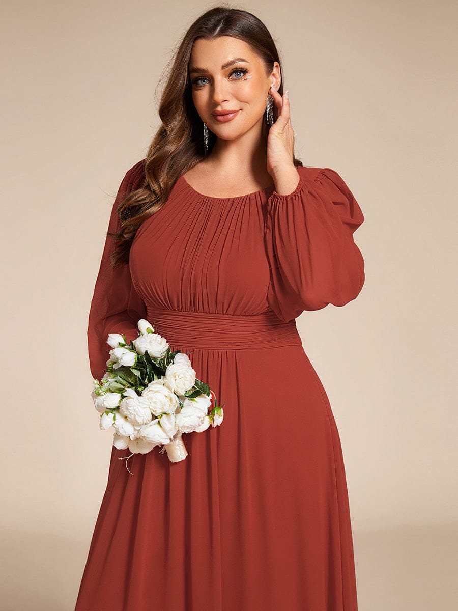 ever CELESTE|Chiffon High Empire Waist Puff Sleeve Mother Dress