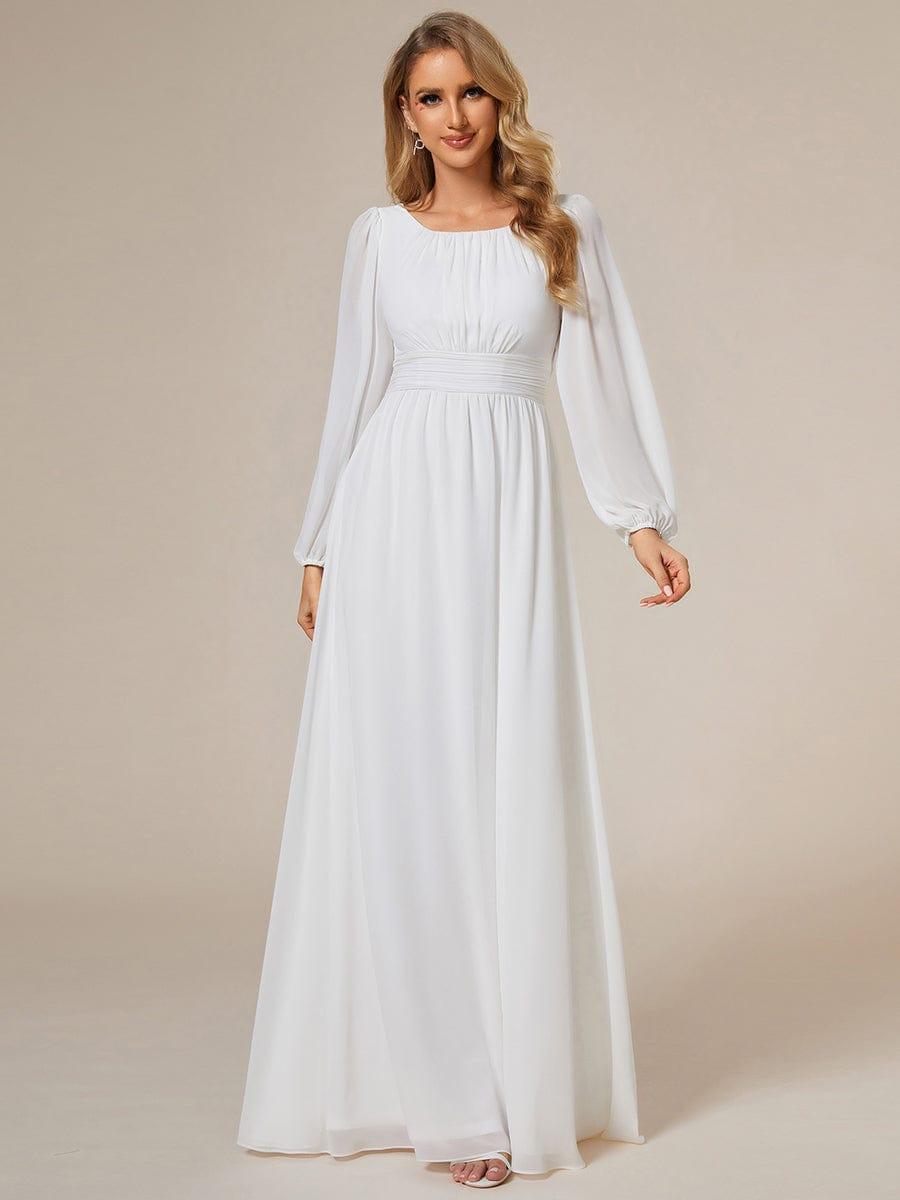 ever CELESTE|Chiffon High Empire Waist Puff Sleeve Mother Dress