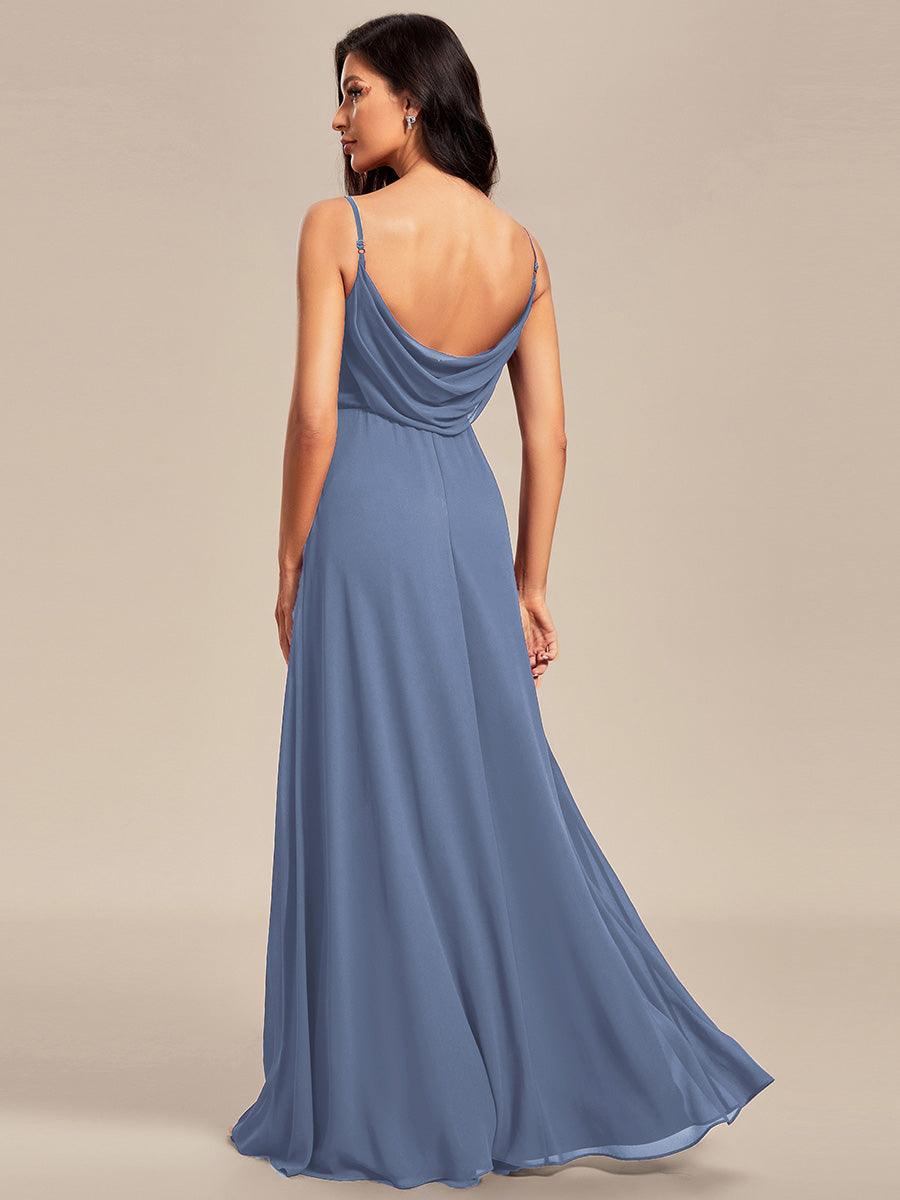 Dusty Blue Bridesmaid Gowns