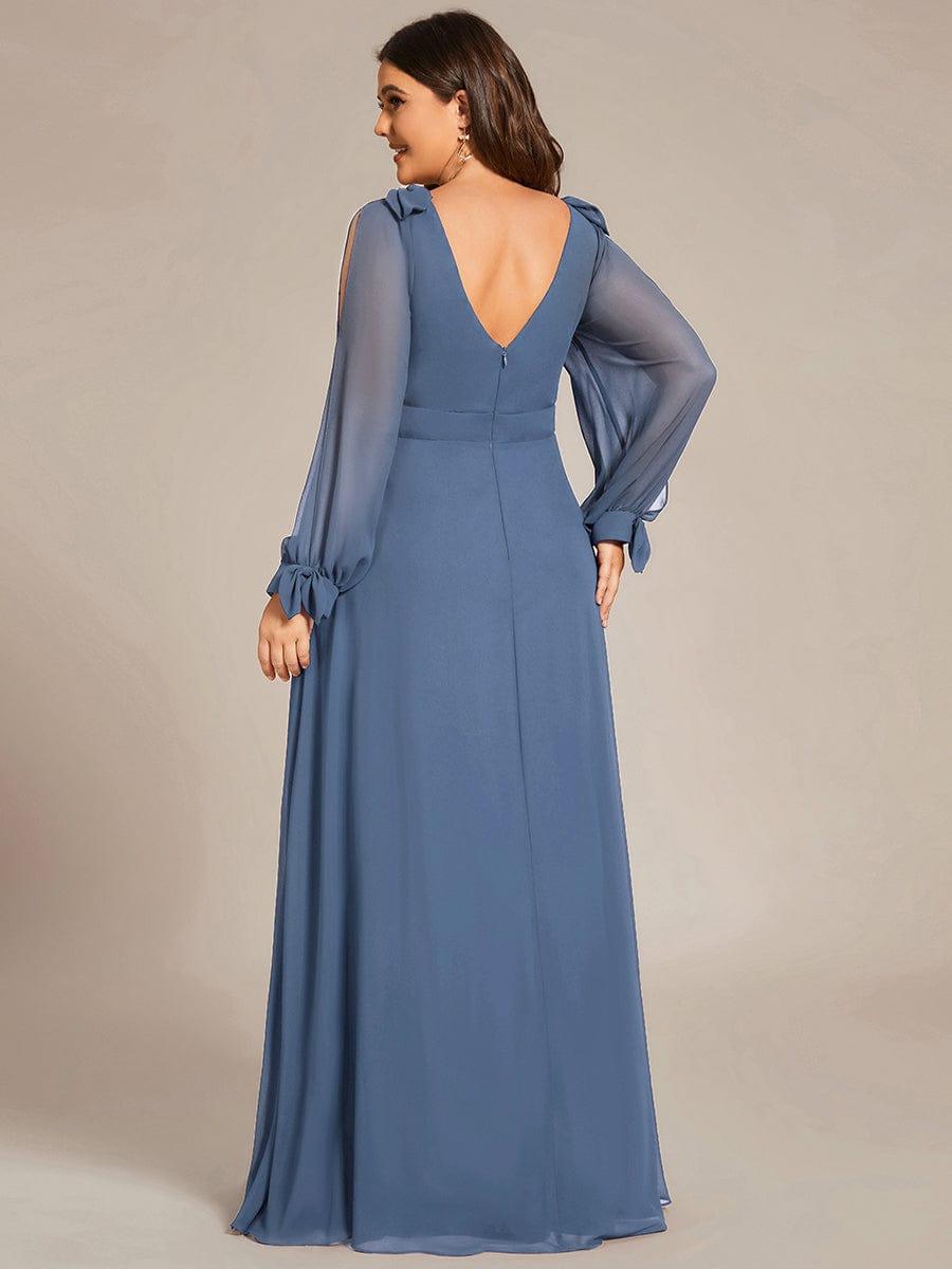 Dusty Blue Bridesmaid Gowns