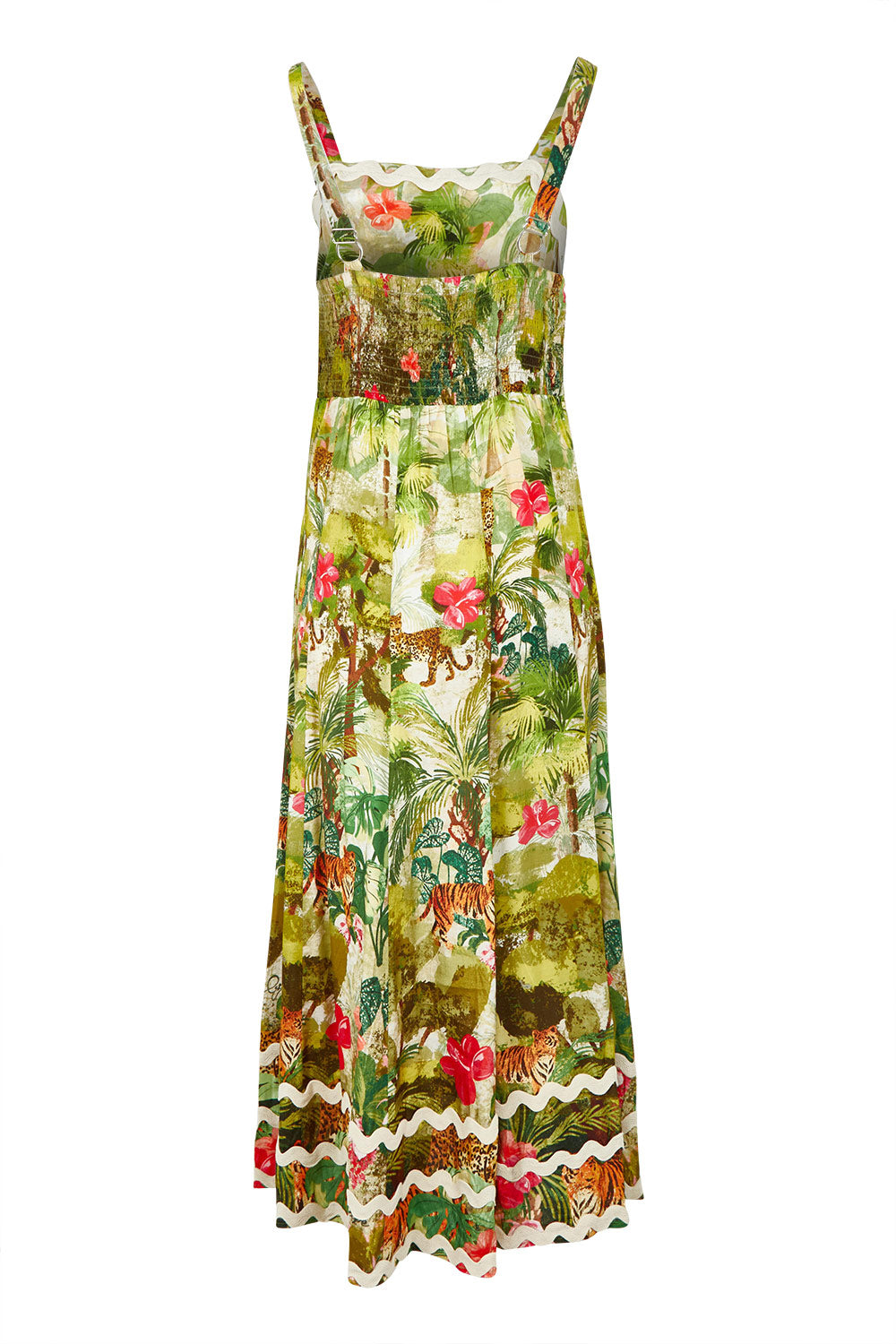 Cecilla Strappy Dress - Print