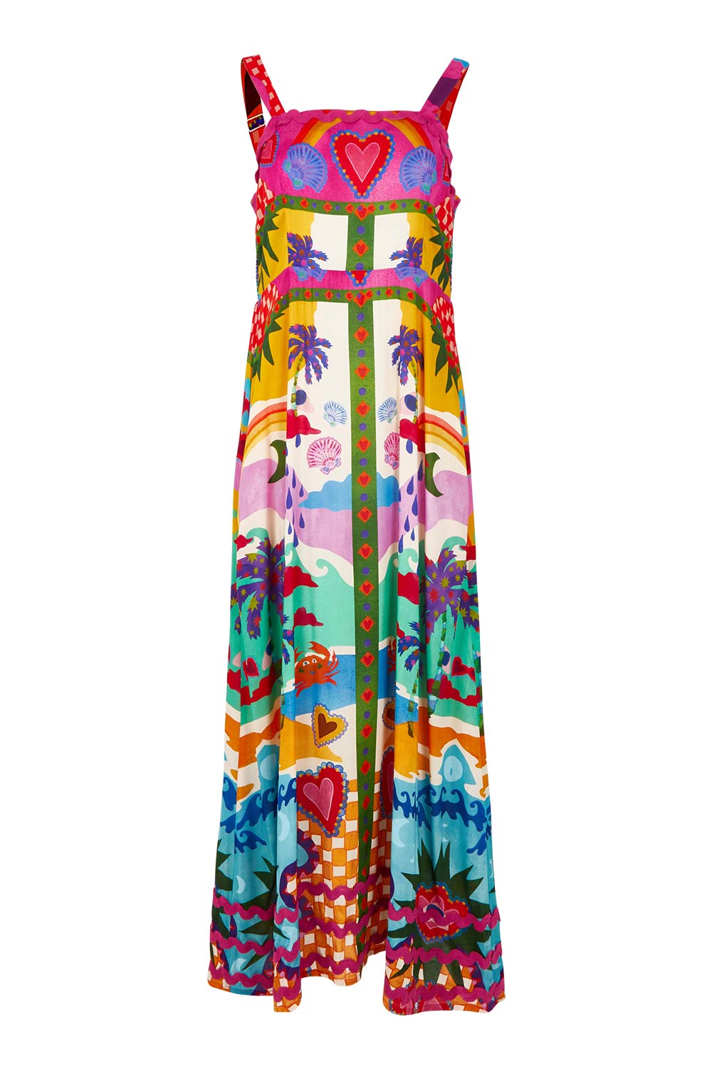Briana Strappy Dress - Print