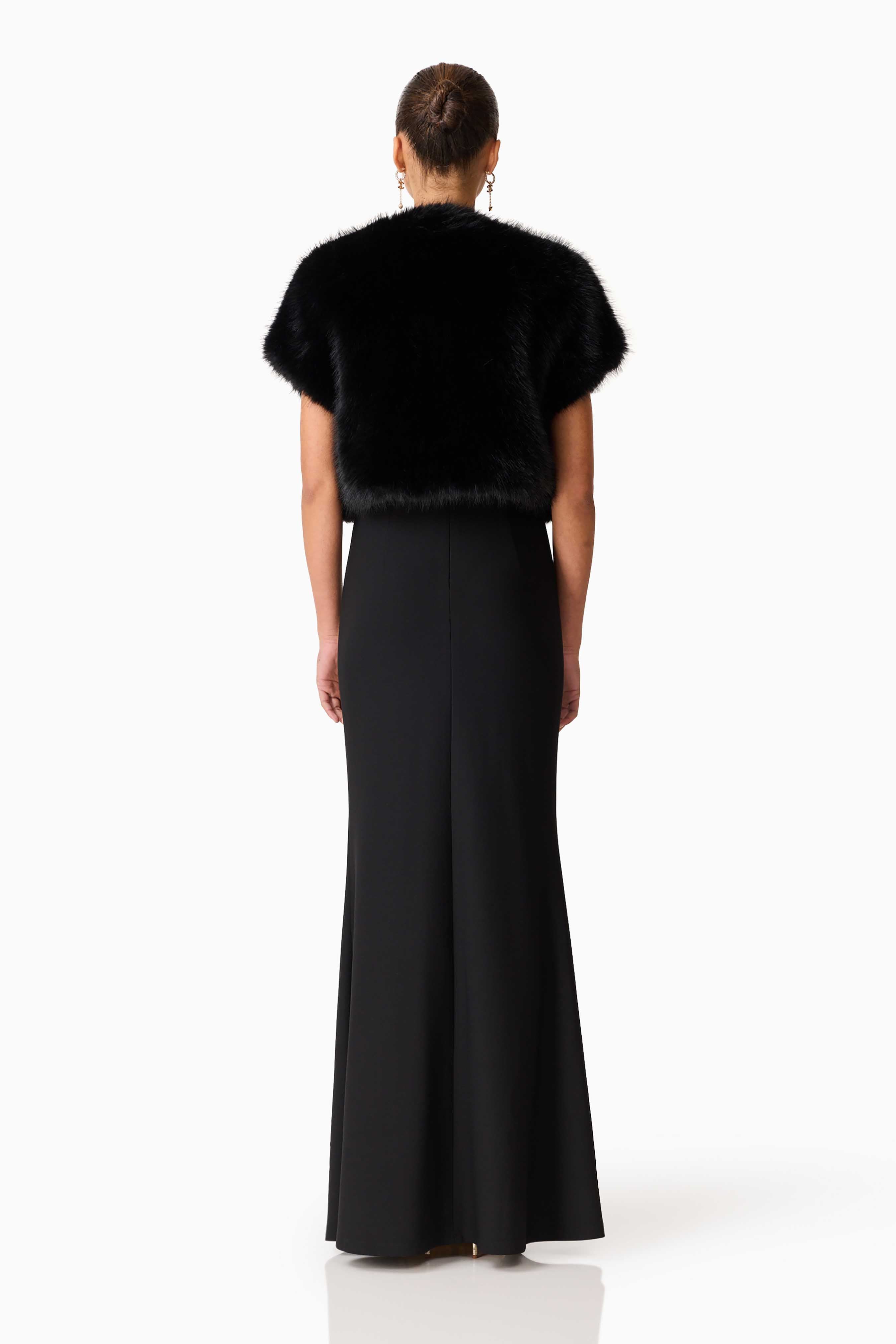 Lucyna Short Sleeve Bolero in Black