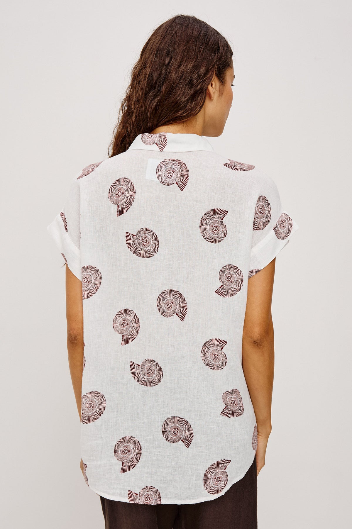 Farrah Shirt - Spiral Shells