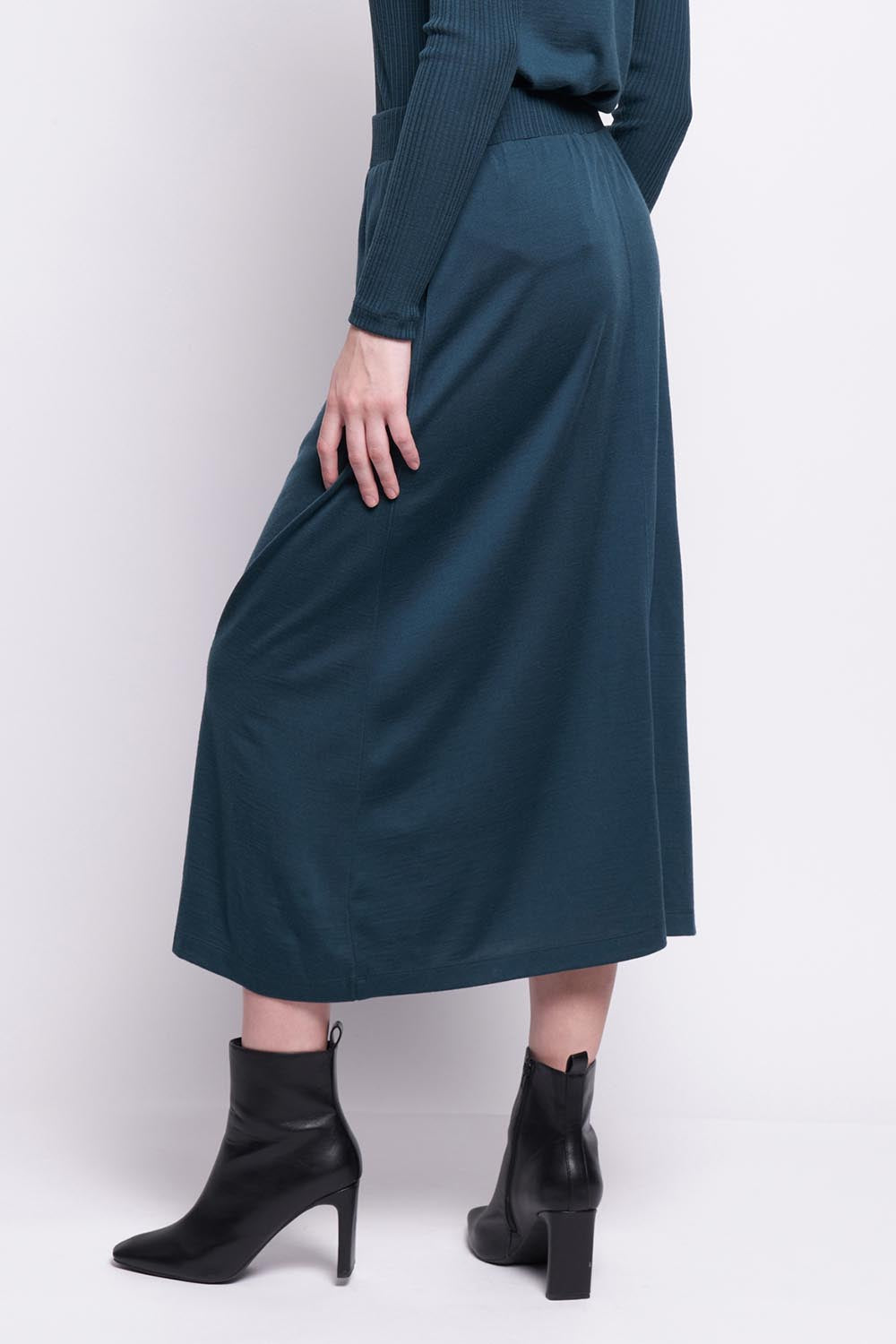 A Game Merino Skirt - Jeep