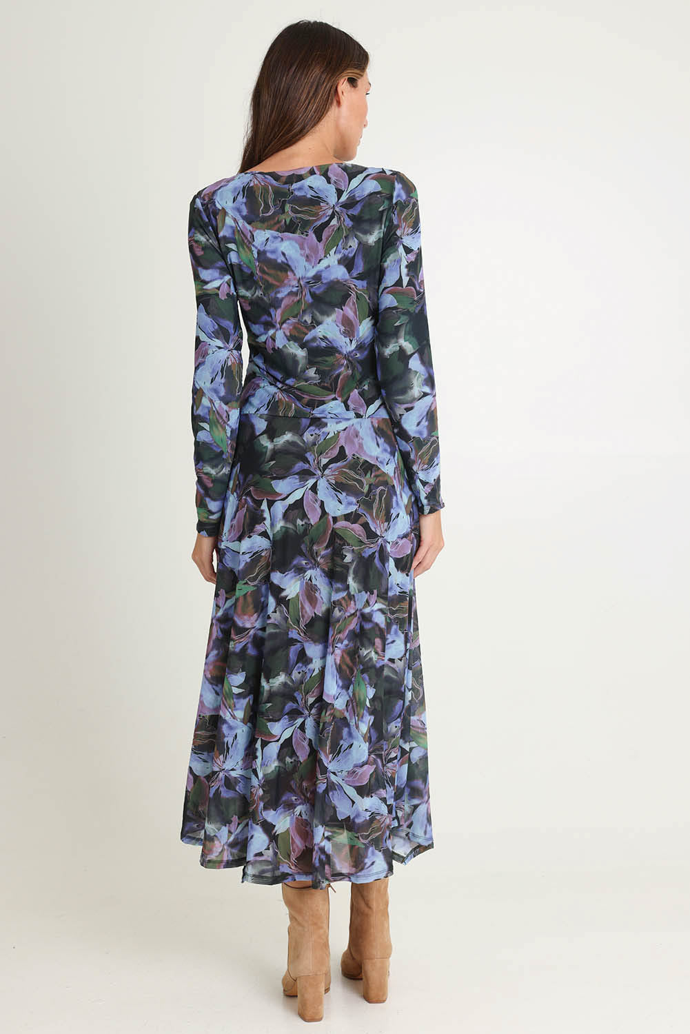 Alix Mesh Dress – Floral
