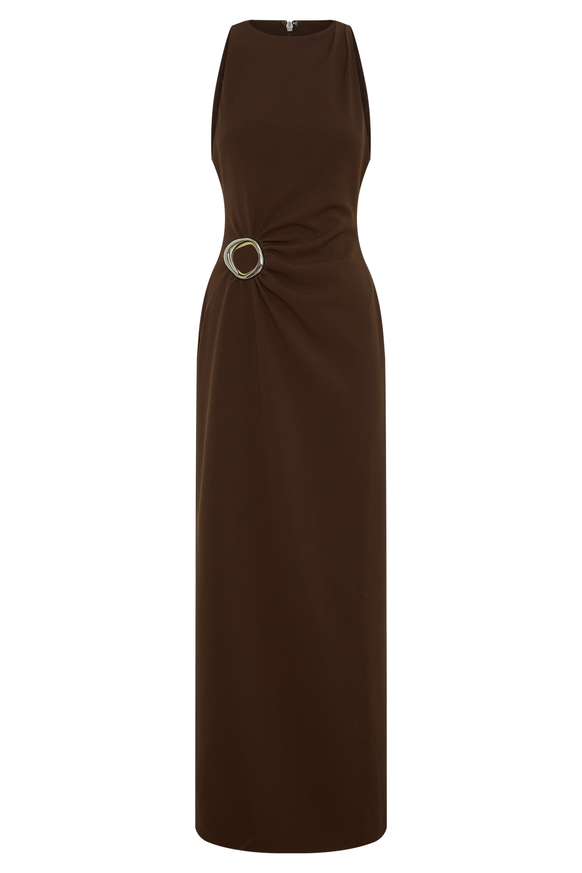 Maylin Hardware Maxi Dress - Dark Chocolate