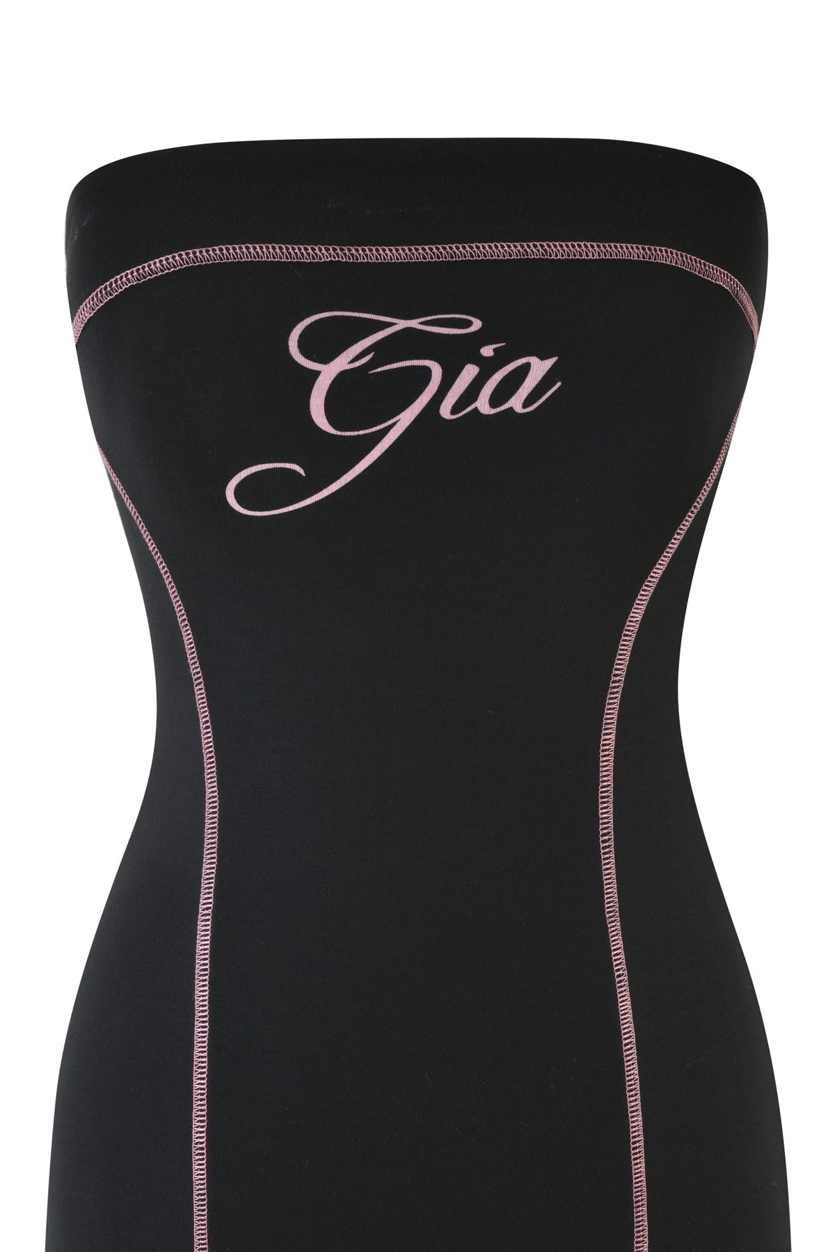 Blare Tube Mini Dress - Black