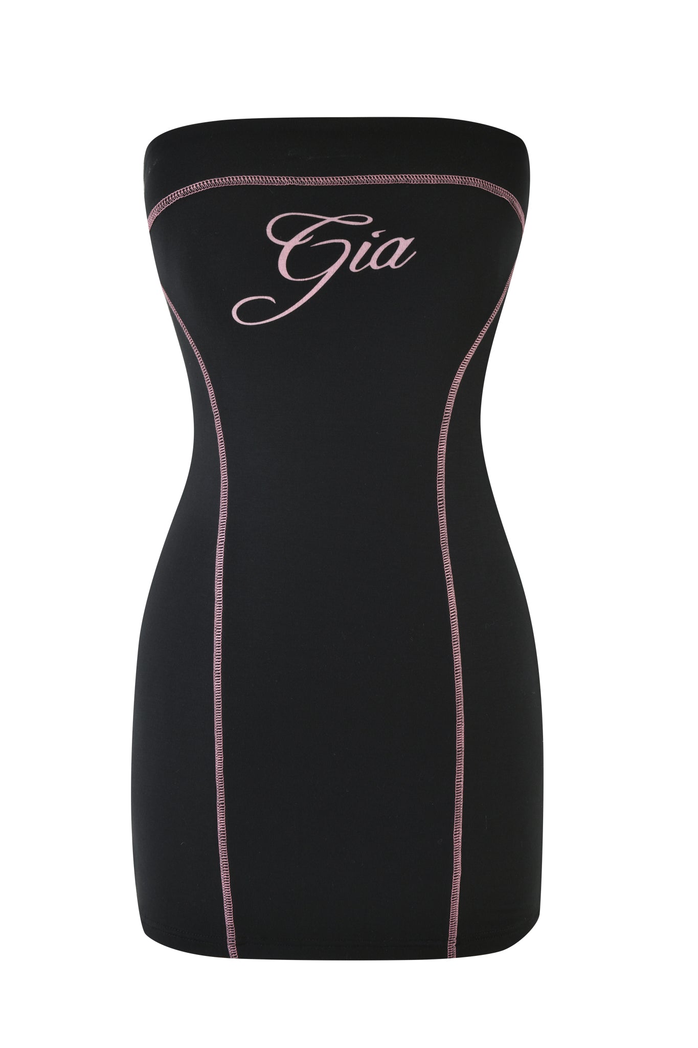 Blare Tube Mini Dress - Black