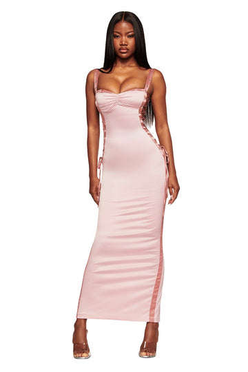 Ashlee Maxi Dress - Pink