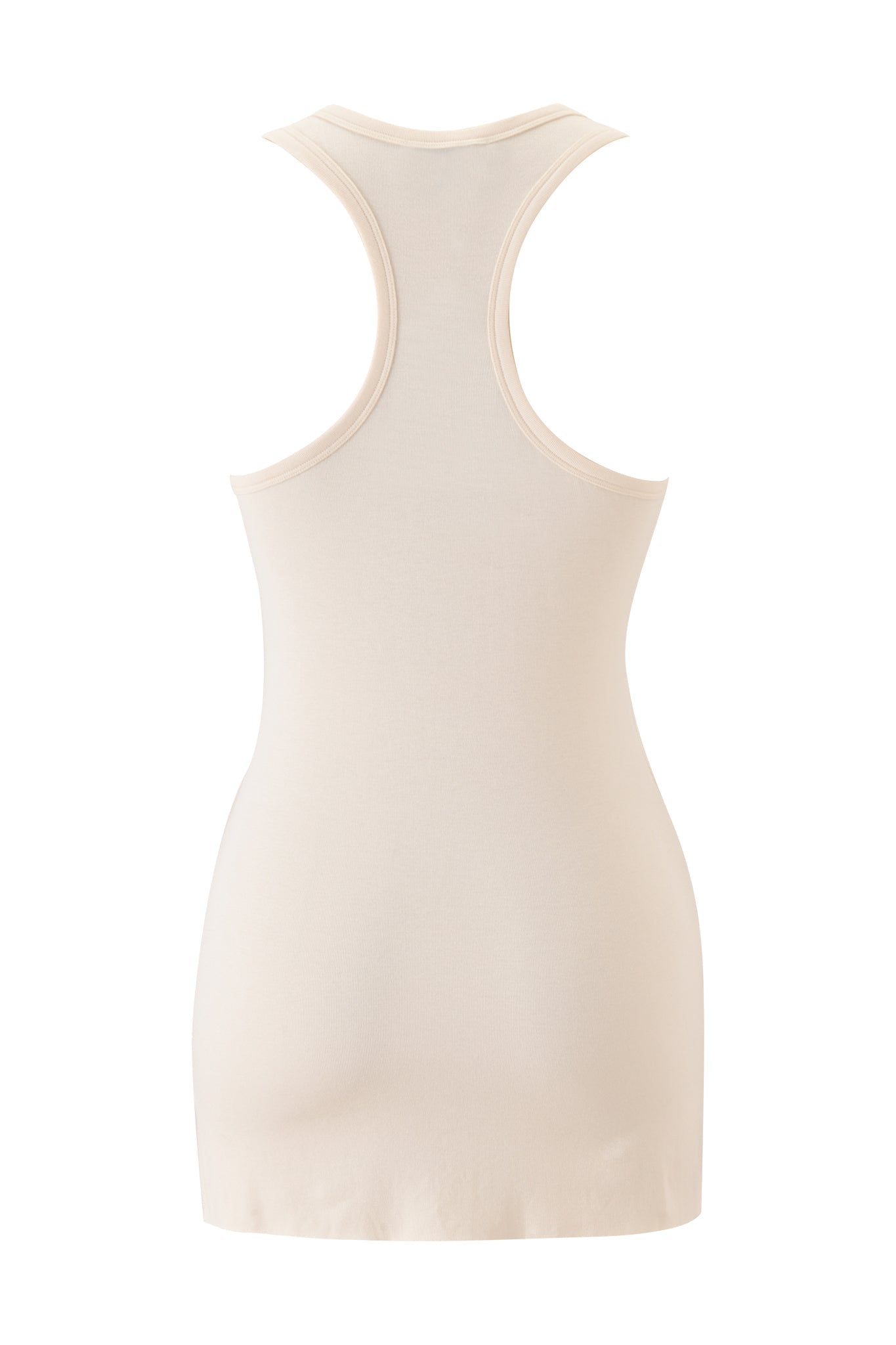 Diamond 2-In-1 Mini Dress - Cream