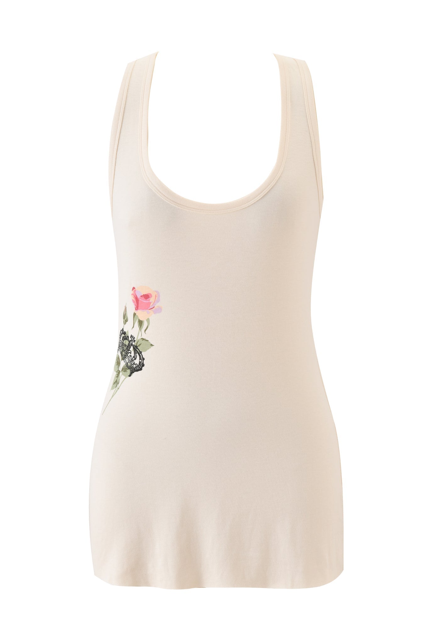 Diamond 2-In-1 Mini Dress - Cream