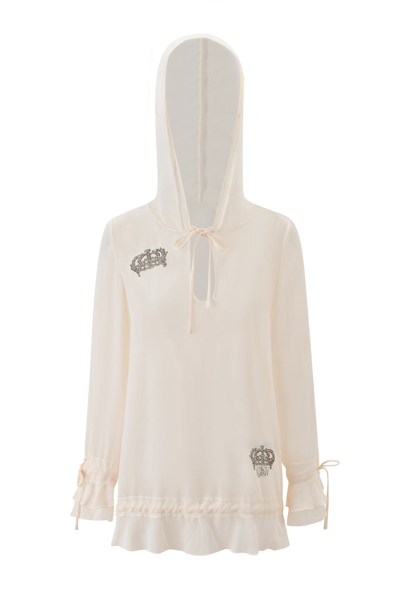 Diamond 2-In-1 Mini Dress - Cream