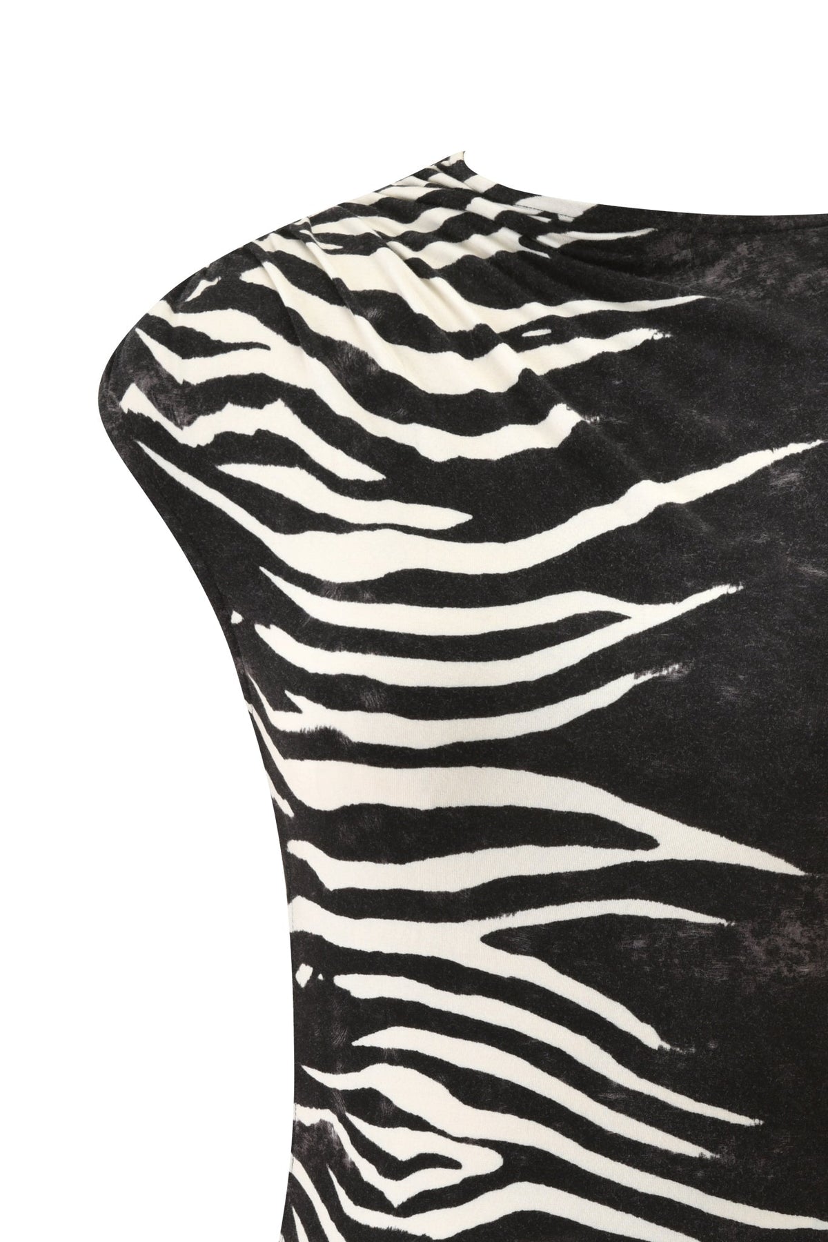 ELIANA MINI DRESS - BLACK WILD SIDE