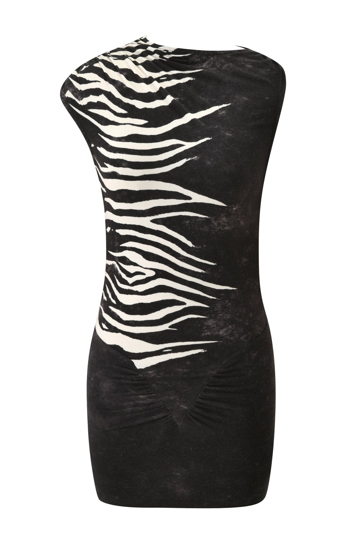 ELIANA MINI DRESS - BLACK WILD SIDE