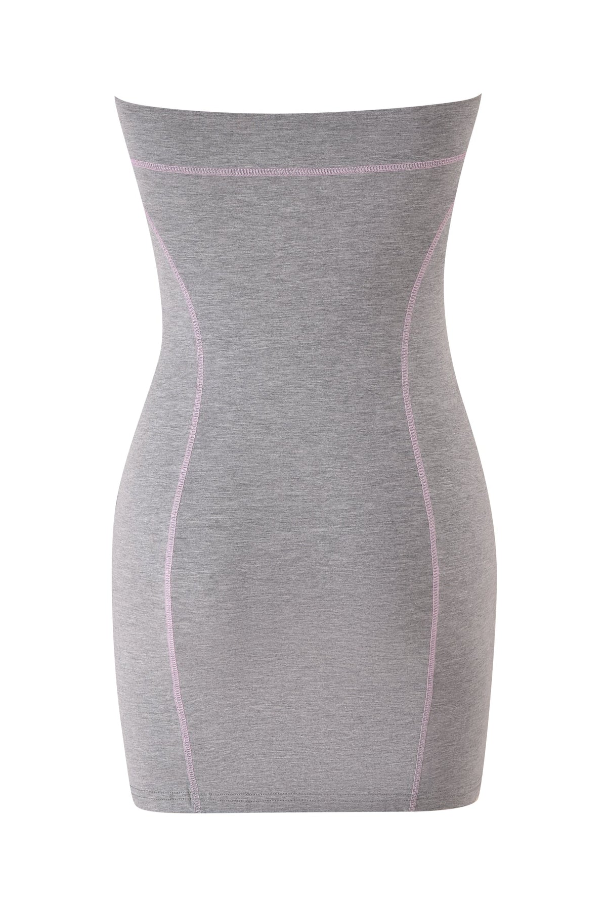 BLARE TUBE MINI DRESS - HEATHER GREY