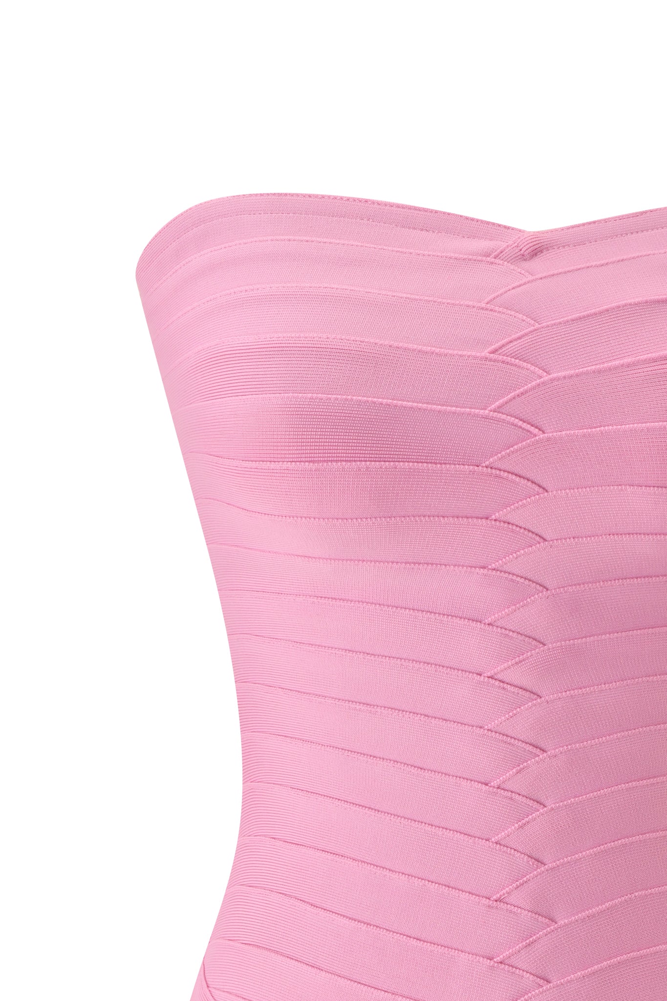 Khia Bandage Tube Mini Dress - Bubble Gum Pink
