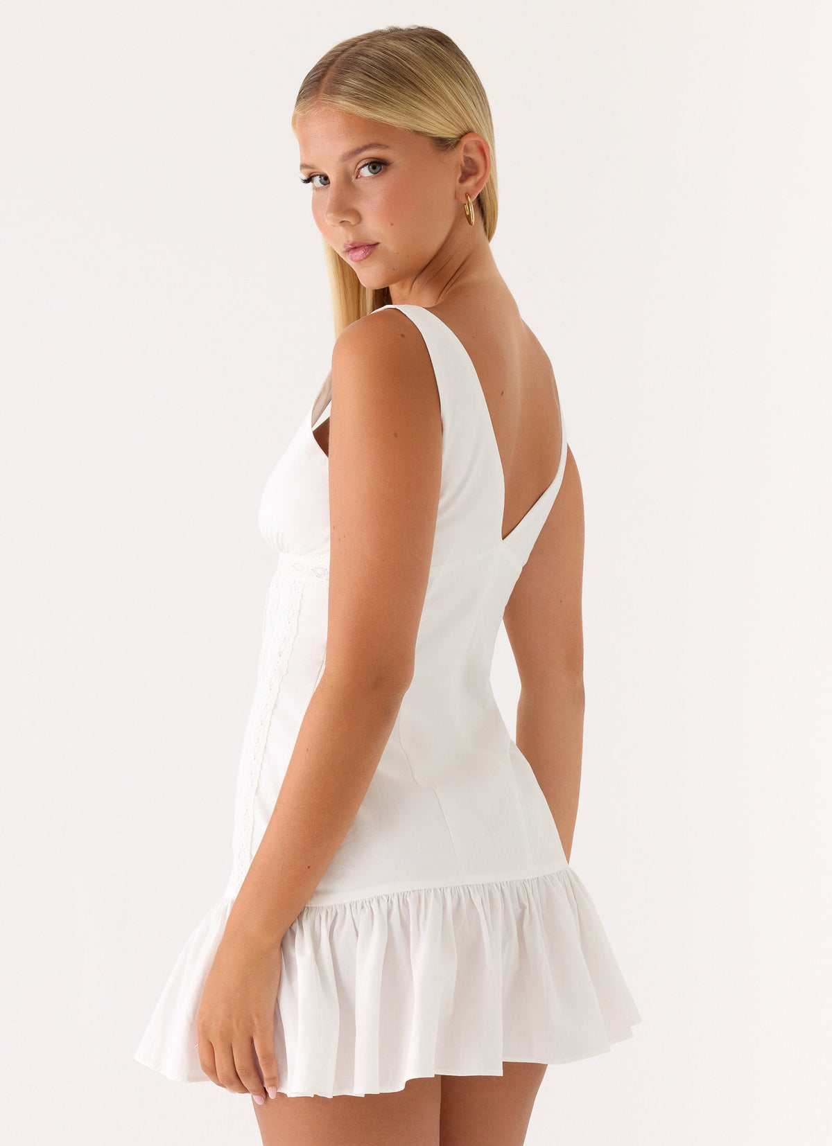 Gretel Mini Dress - White