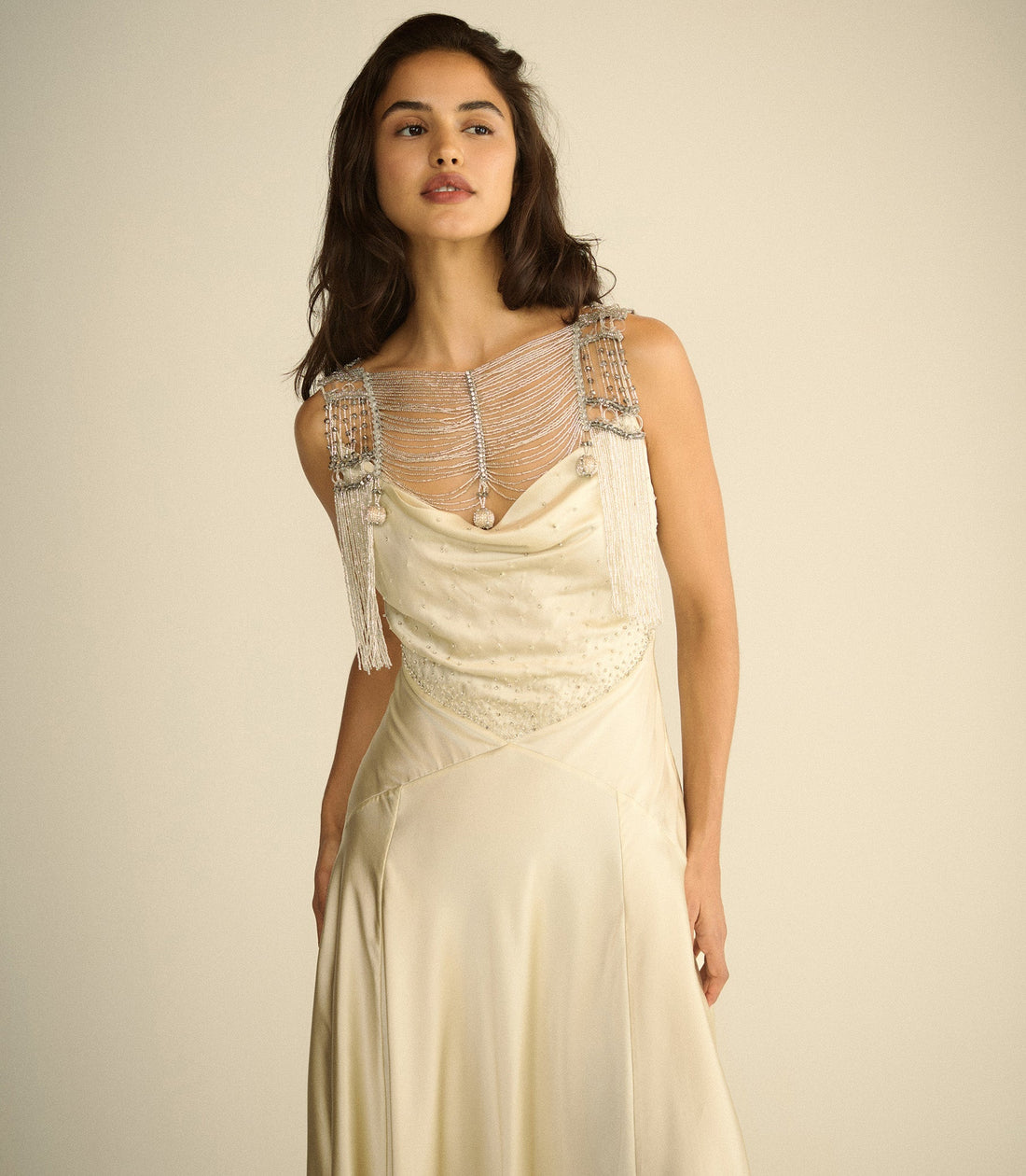 Hedy Dress -- Egret