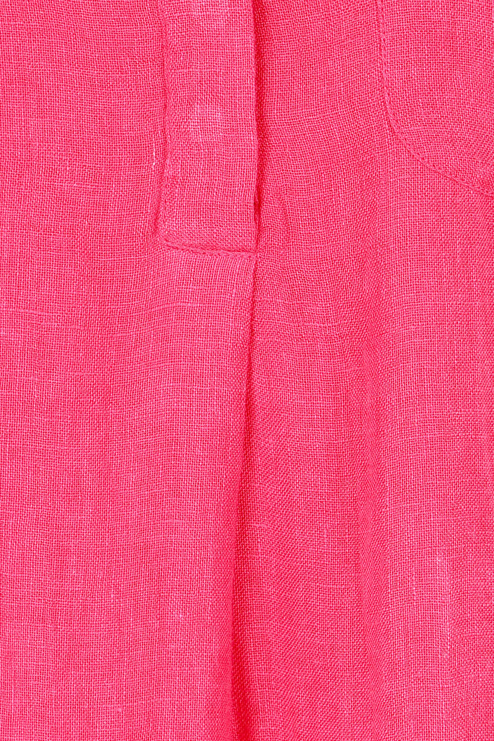 Ahoy Linen Tunic - Raspberry