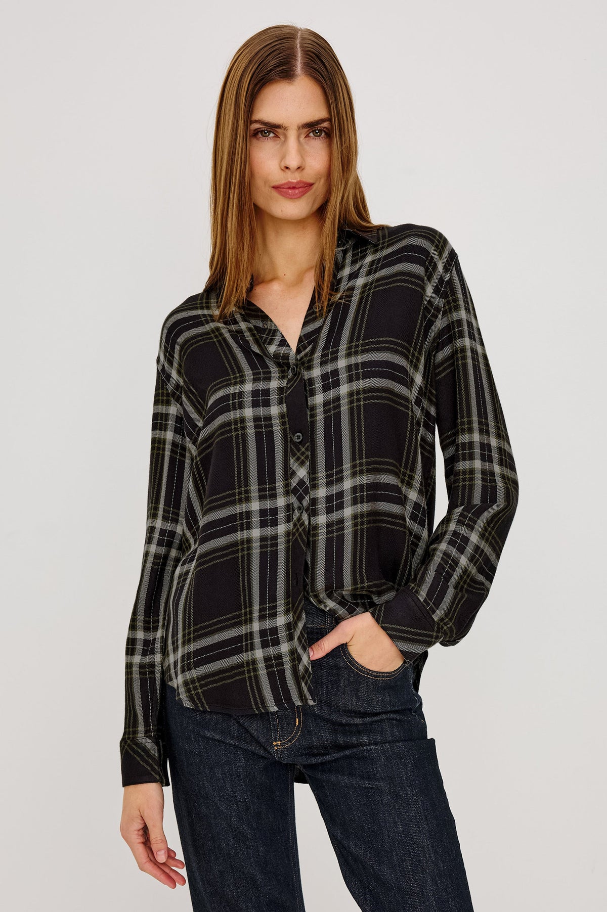 Hunter Shirt - Onyx Moss Sage